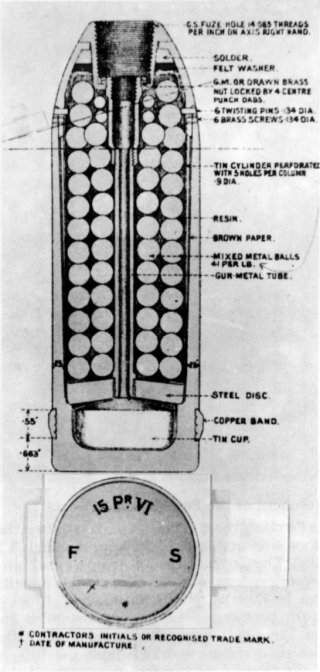 Shell, BL, shrapnel