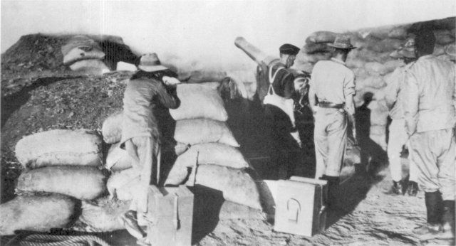 'Long Cecil' in action